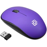 Мышь Oklick 515MW (черный/фиолетовый) фото 1